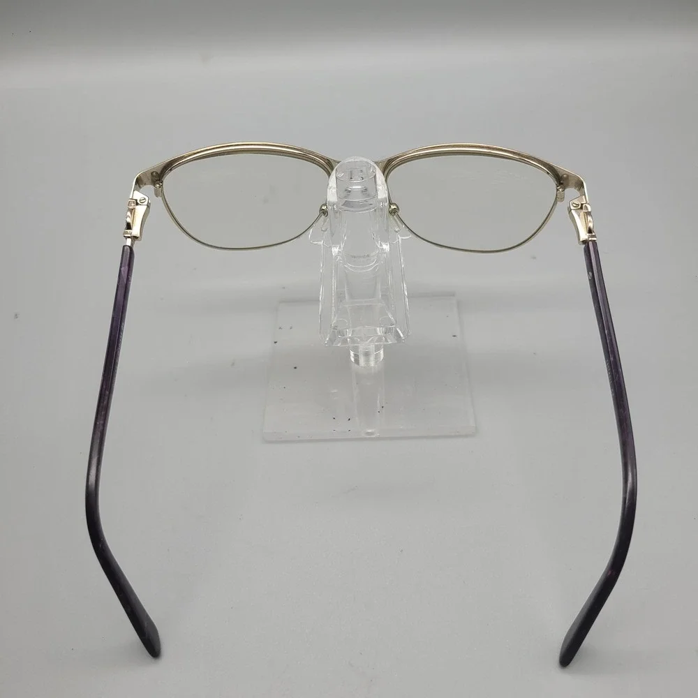 Cascadia Eyewear Purple Gold Cat Eye Eyeglass Frames Women 54-16-135 AM0055 C5